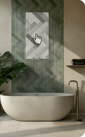 AI yüzey değişimi - banyo iç mekan tasarımı